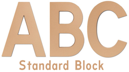 StandardBlockMinnesota Sign Letters