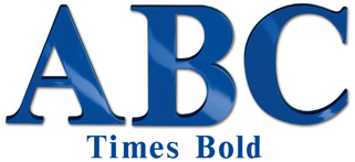 TimesBoldMinnesota Sign Letters